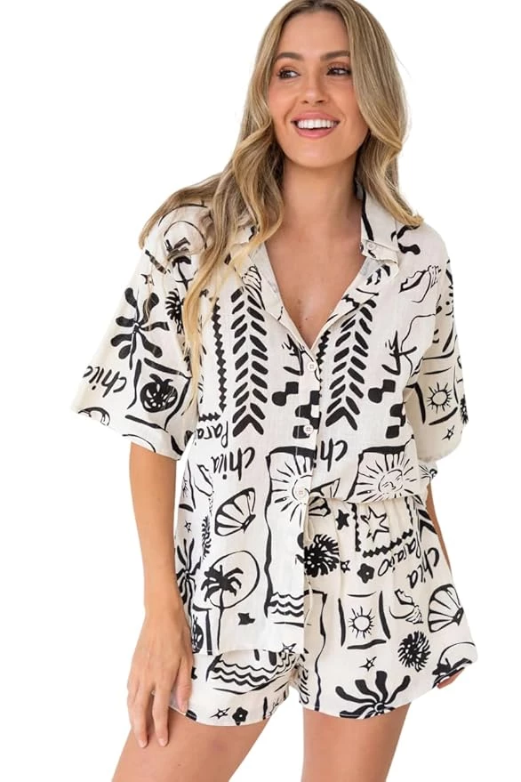 TAGAS Women women Co Ord Set ||Co Ord Set For Women Stylish||Shorts Co Ord Set F