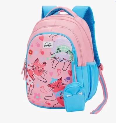 Purrfect Small Backpack for Kids - Pink